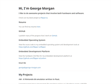 Tablet Screenshot of george-morgan.com